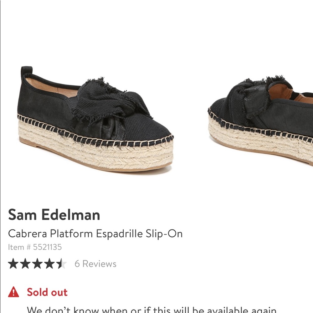 Sam Edleman Cabrera Platform Espadrille
